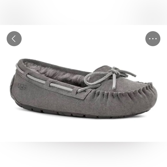 UGG Shoes - Ugg Bella II UGGplush Lined Moc Slipper Charcoal Grey 5US